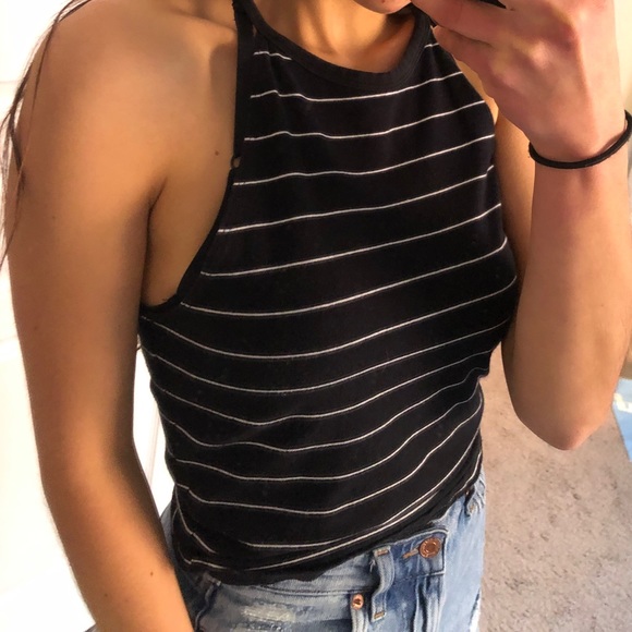 Striped Halter Top - Picture 3 of 3